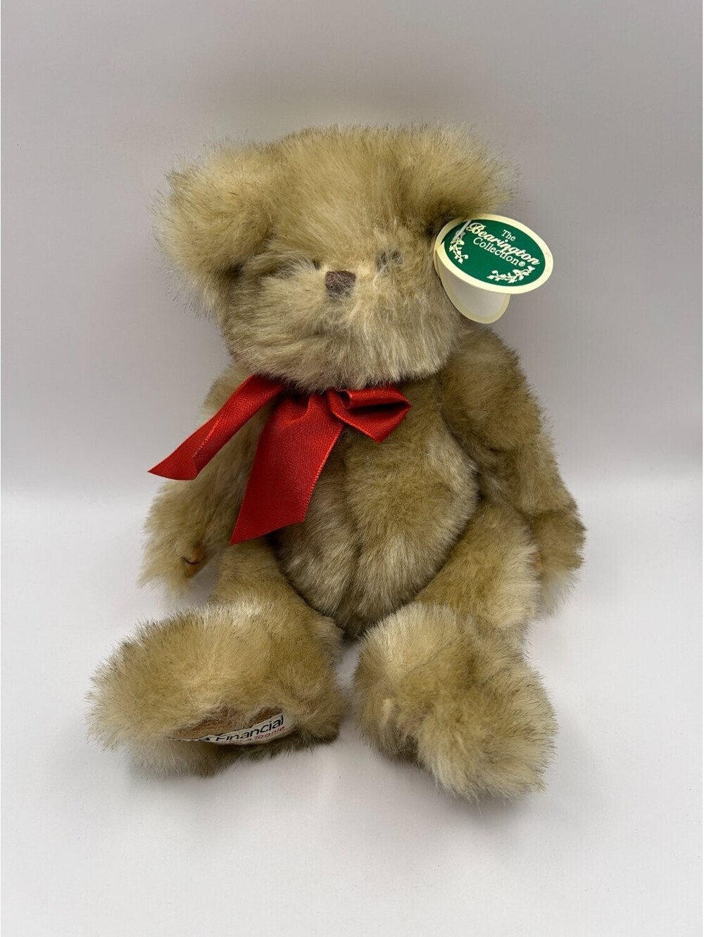 The Bearington Collection Teddy Bear Toonie 28 Cm (11 In) Tan NWT Retired